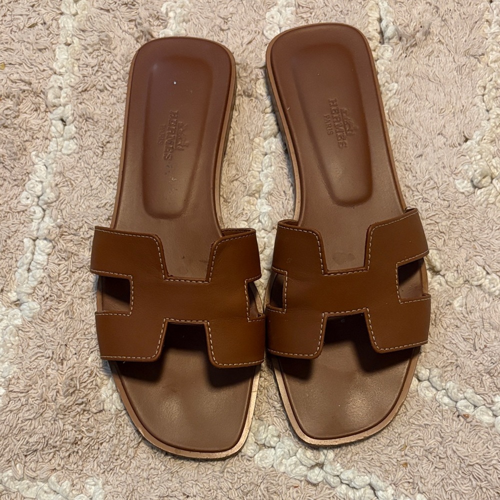 Hermes Oran Flat Sandals